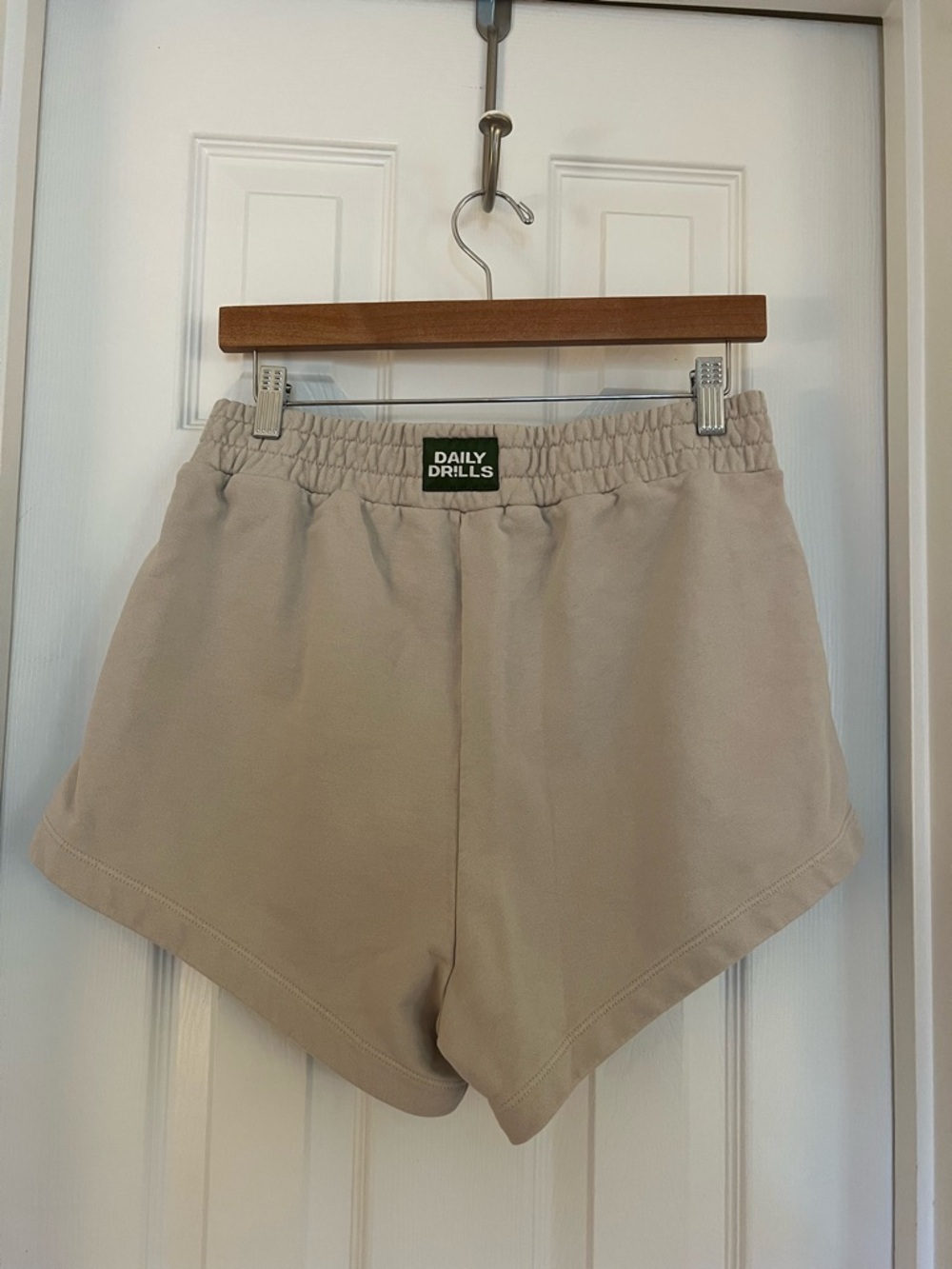Daily Drills Women's Taupe High-Waist Athletic Shorts